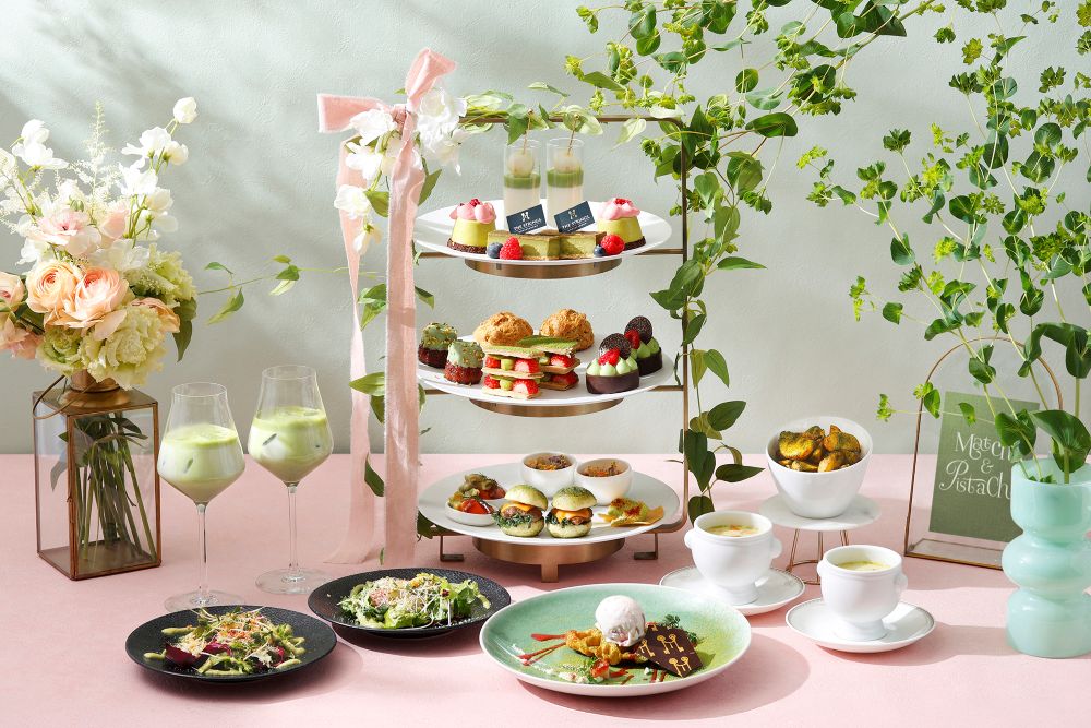 「Matcha Pistachio Green Luxe Afternoon Tea」イメージ