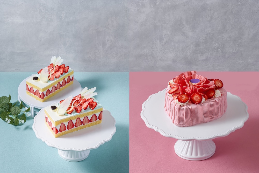 左から「こいのぼりケーキ」、「母の日ケーキ」