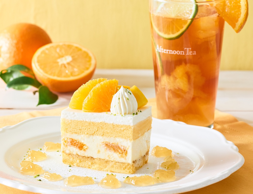「オレンジとジャスミンティーゼリーのショートケーキ」税込み1,000円