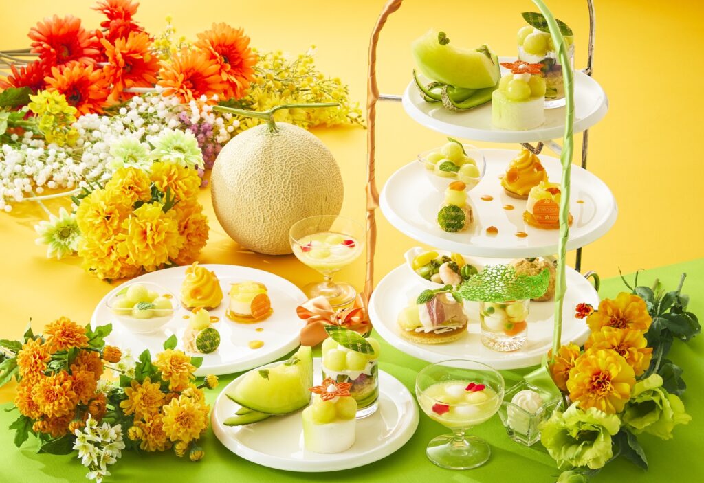 「メロンアフタヌーンティーセット」イメージ