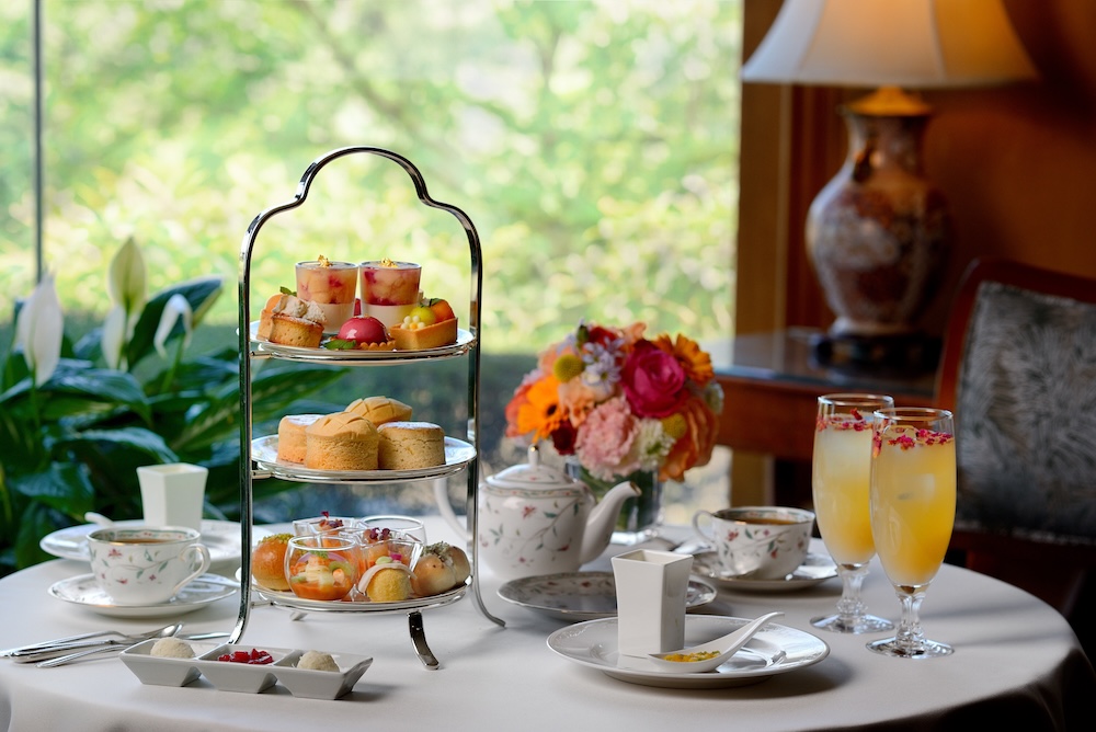 「ピーチ×メロンアフタヌーンティー」