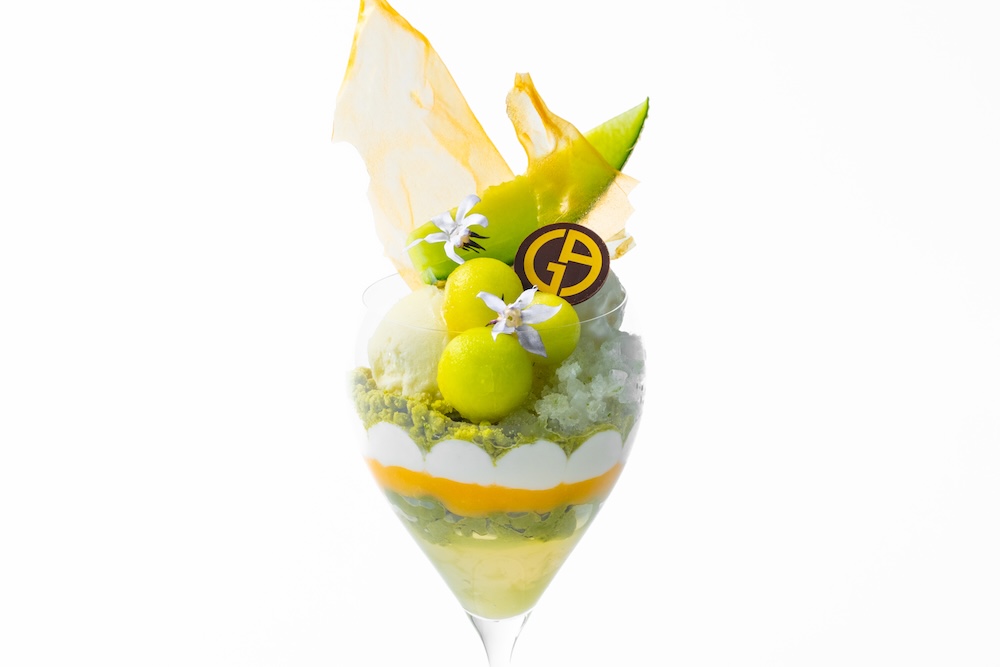 「メロンと抹茶のパフェ」イメージ