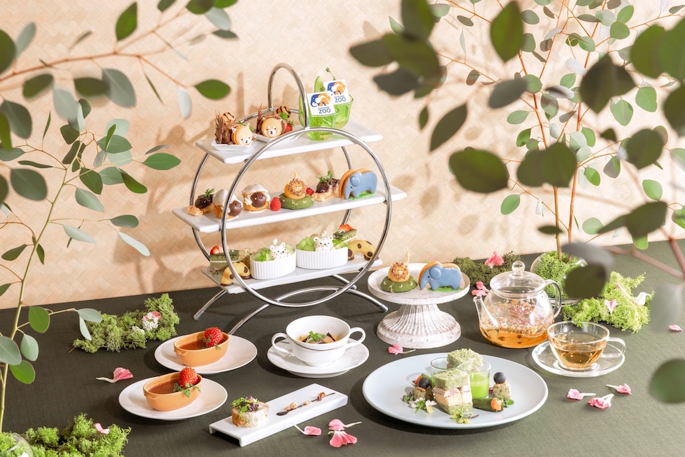 「いしかわ動物園コラボレーション アフタヌーンティーセット ～little zoo～」イメージ