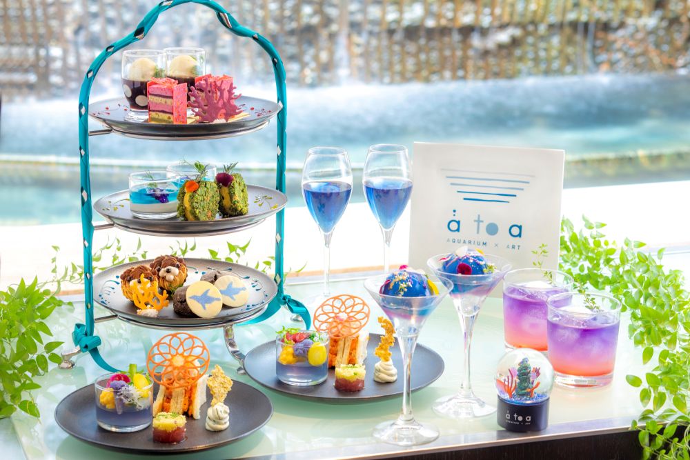 「ポートピアホテル×アトア コラボレーションアフタヌーンティーセット」イメージ