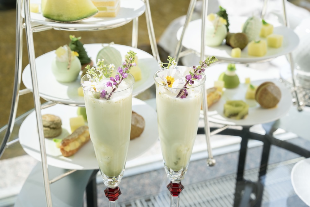 「メロン＆グリーンアフタヌーンティー」イメージ