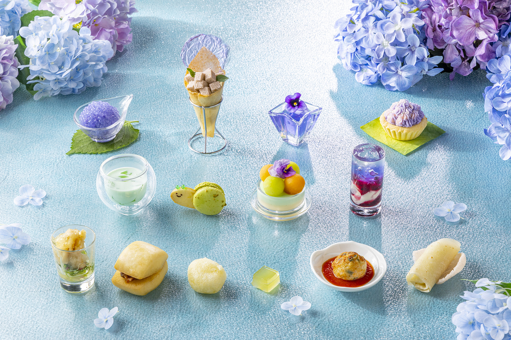 「紫陽花チャイニーズアフタヌーンティー」イメージ