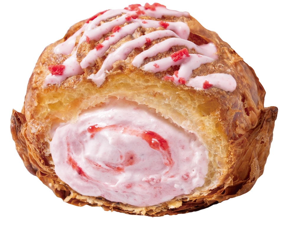 「プレミアム苺ミルフィーユシュー」税込み390円