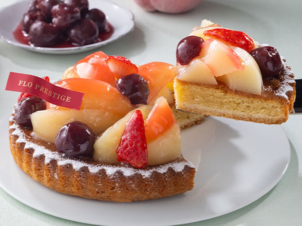 「桃とダークチェリーのタルト～ダマンド～」イメージ