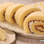 「ふんわりロールケーキチーズ風味 4切入」税込み108円