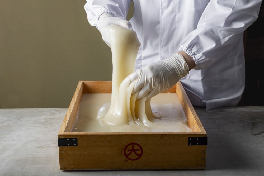 餅の製造過程のイメージ