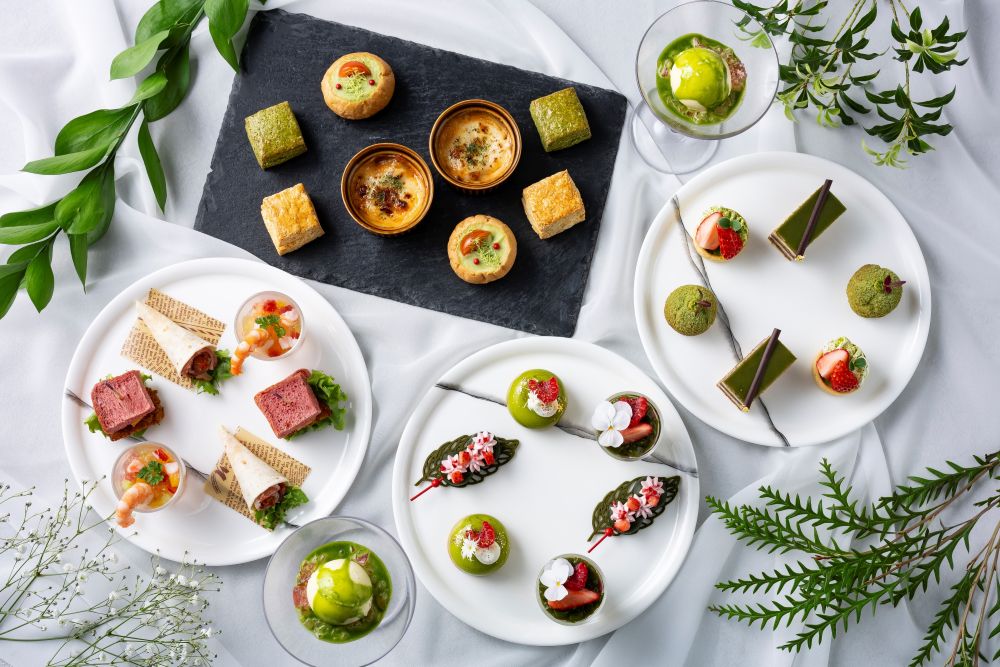 「抹茶とベリーのアフタヌーンティー」イメージ