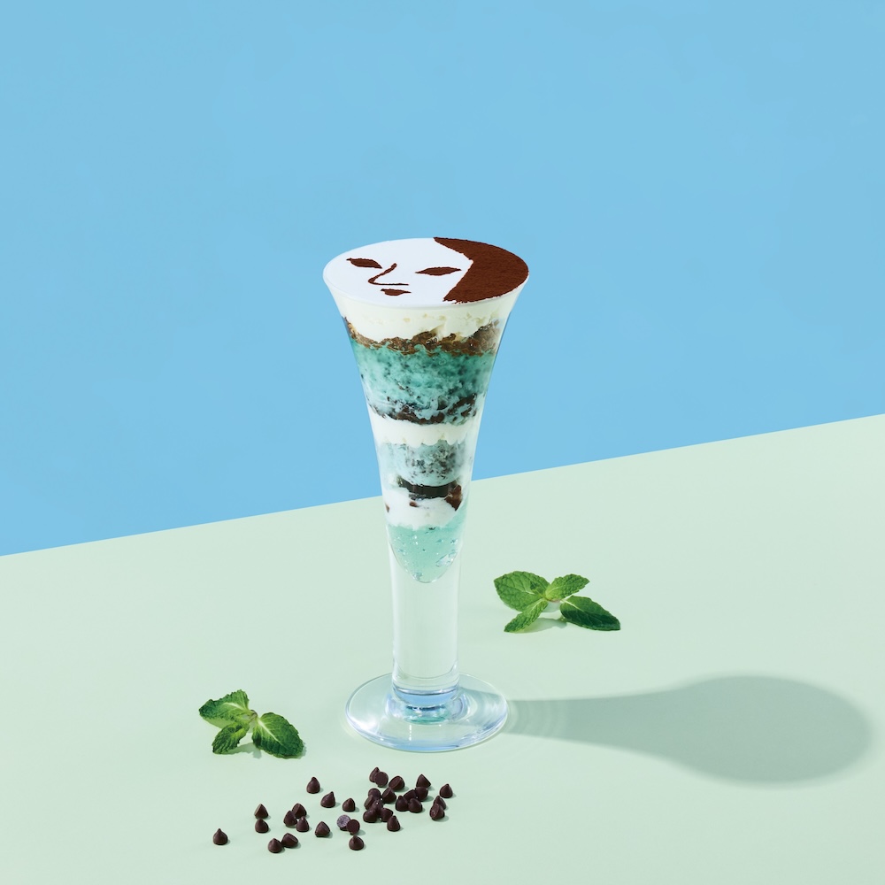 「スースー！チョコミント スースーパフェ」税込み1,350円