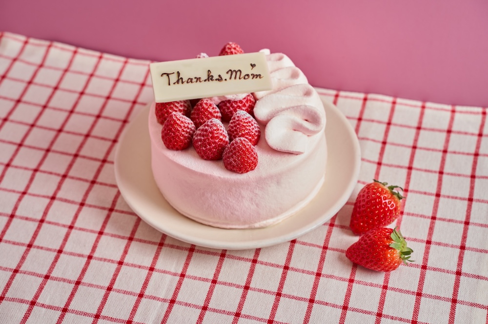 母の日限定「いちごのピンクショートケーキ」税込み4,860円