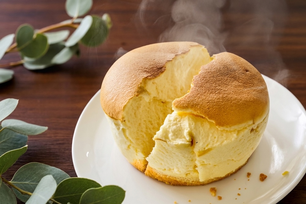 「焼きたてチーズスフレ」イメージ