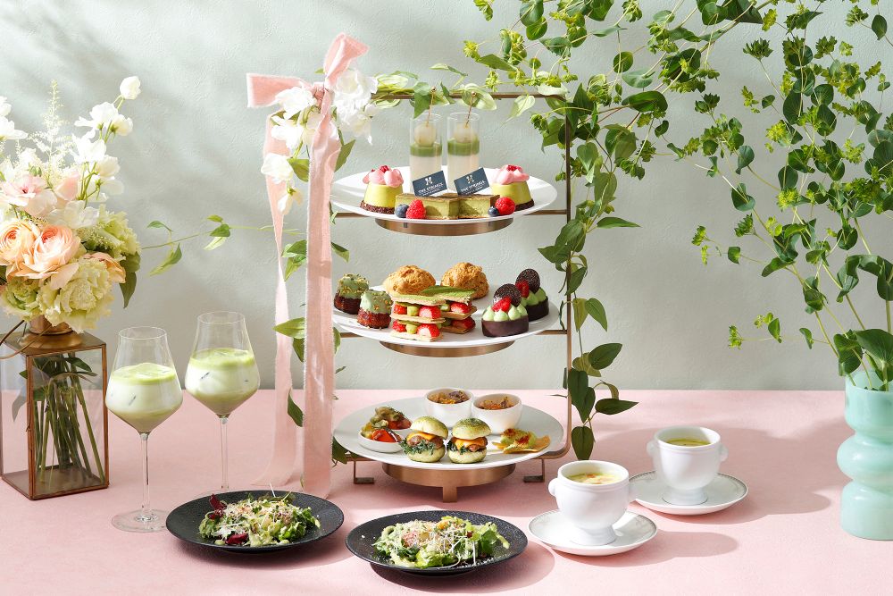 「Matcha Pistachio Green Luxe Afternoon Tea」イメージ