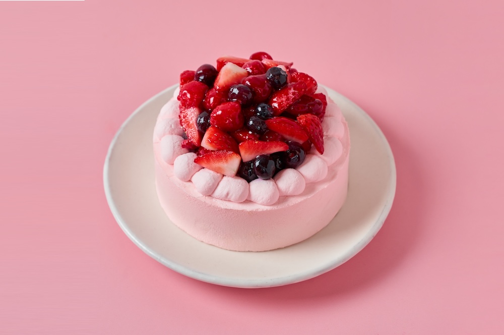 母の日限定「ミガキイチゴとベリーのケーキ」税込み3,450円