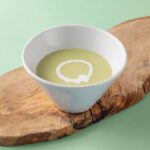 「枝豆の冷製スープ」税込み528円〜