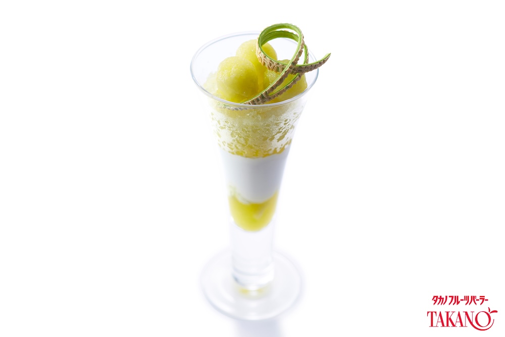 「静岡県産マスクメロンのドリンクデザート」税込み1,870円