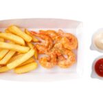 「テイクアウト オーロラシュリンプ＆ポテト」税込み1,180円