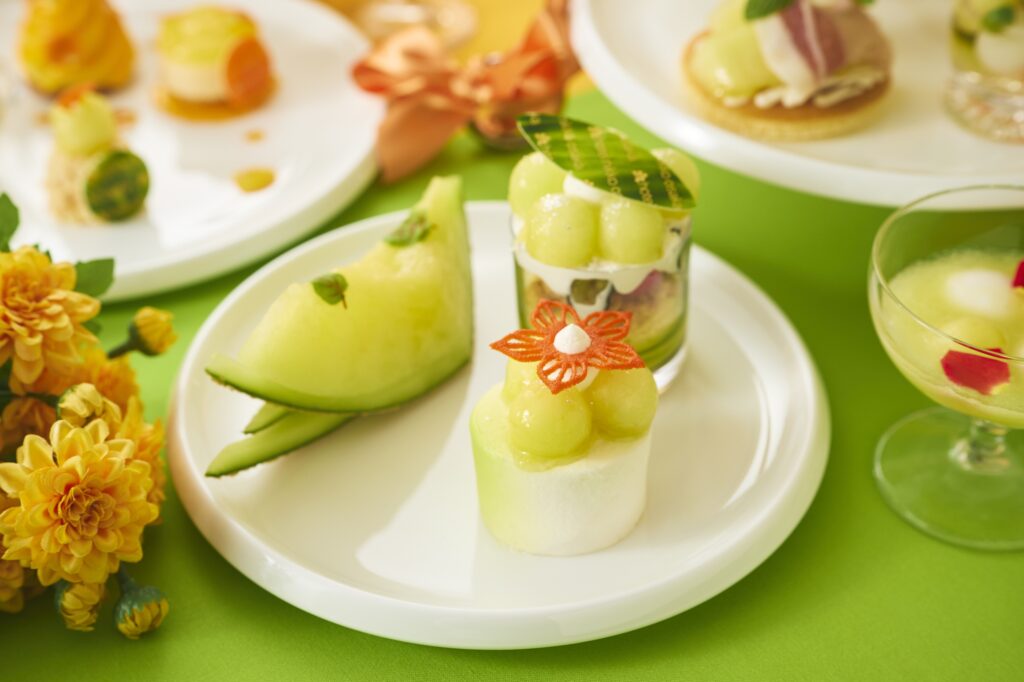 「メロンアフタヌーンティーセット」イメージ