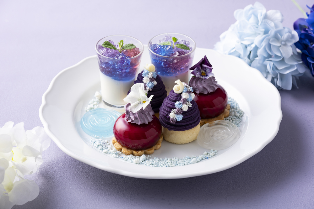 「窓辺の紫陽花アフタヌーンティー」イメージ