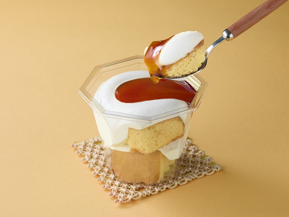 「クリームと食べるとろ生カステラ」イメージ