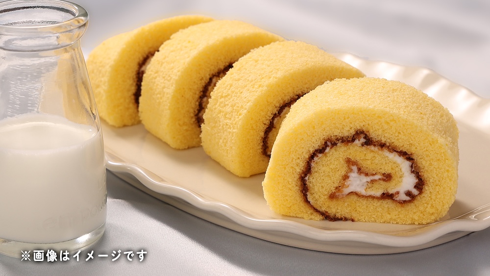 「ふんわりロールケーキミルク風味 4切入」税込み108円