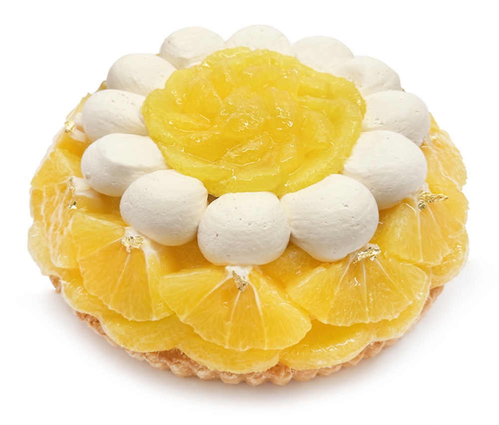 宇都宮FKDインターパーク店の「愛媛県 宇和島市 YAMAUCHI FARM産『宇和ゴールド』とホワイトキャラメルクリームのケーキ」ピース・税込み1,200円