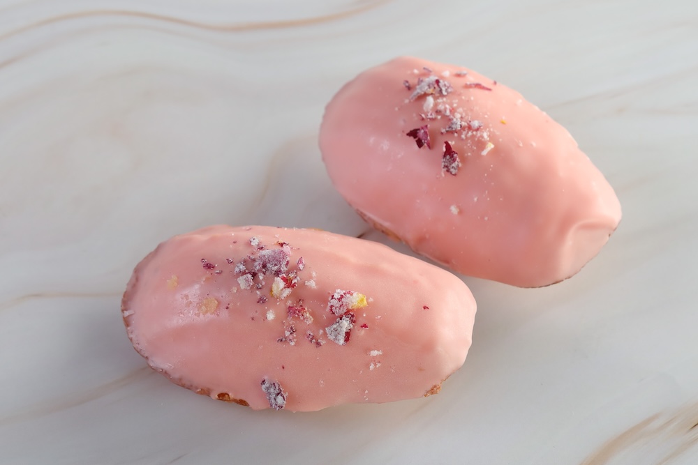 「レモンとバラのマドレーヌ」イメージ