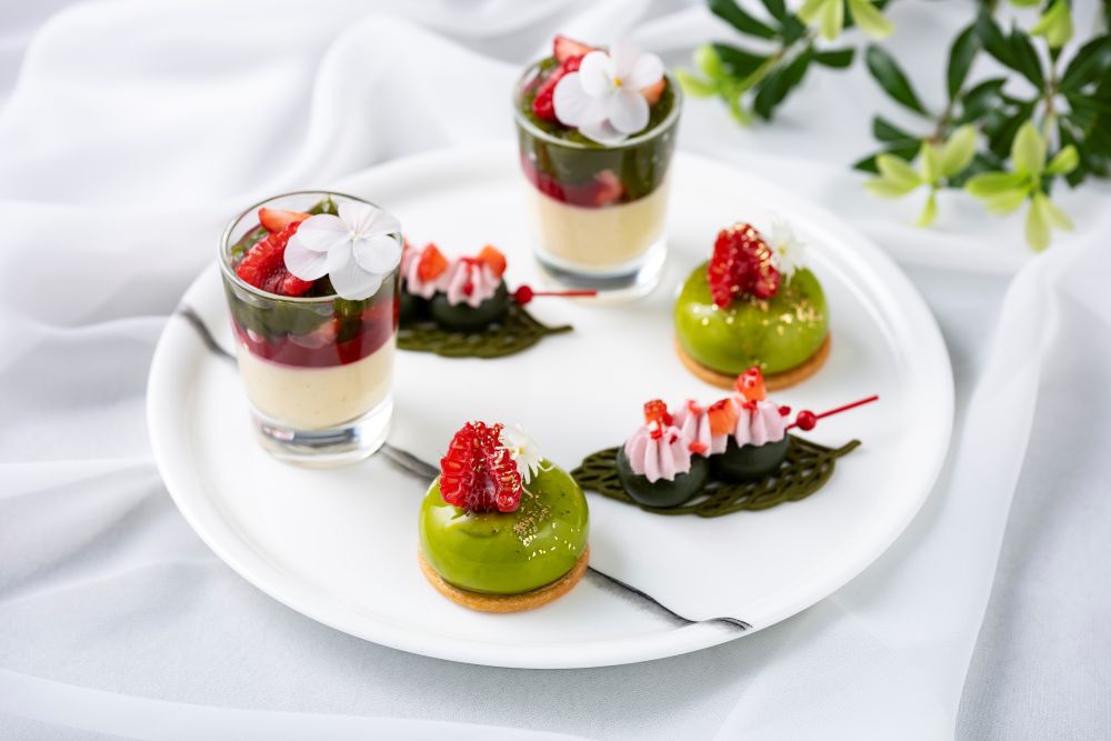 「抹茶とベリーのアフタヌーンティー」イメージ