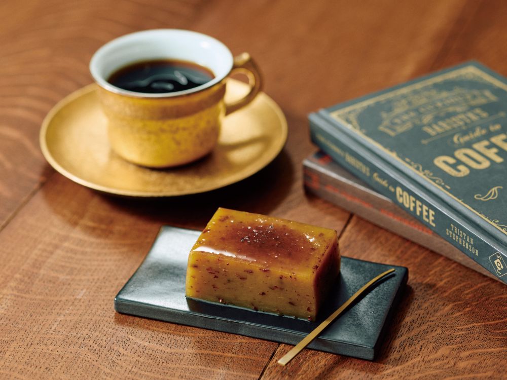 「サザコーヒー」にて販売される「やきいも水羊羹」税込み750円（エキュート品川）