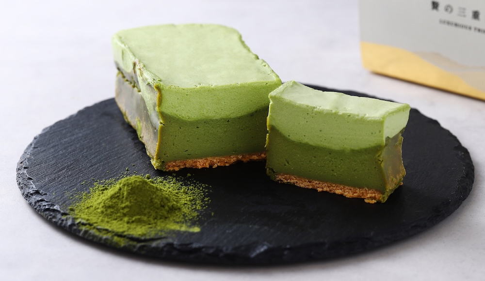 「贅の三重奏チーズケーキ ー宇治抹茶ー」イメージ