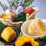 和のアフタヌーンティー「箱庭～はじける夏POP～」イメージ