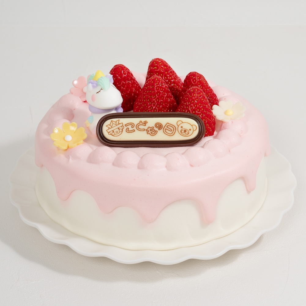 「こどもの日 ピンクストロベリーショートケーキ」税込み3,900円