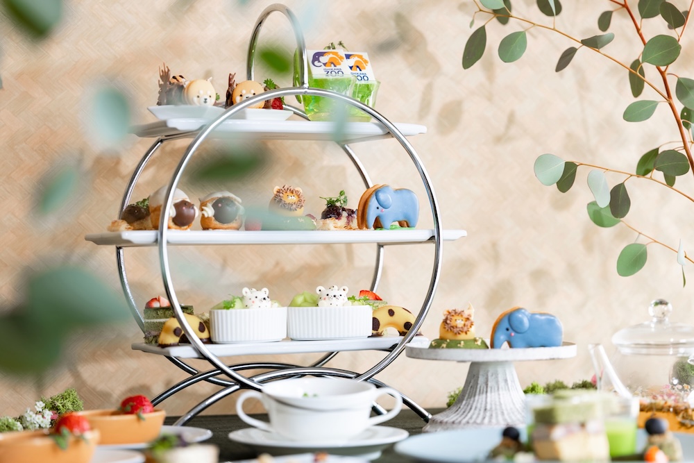 「いしかわ動物園コラボレーション アフタヌーンティーセット ～little zoo～」イメージ