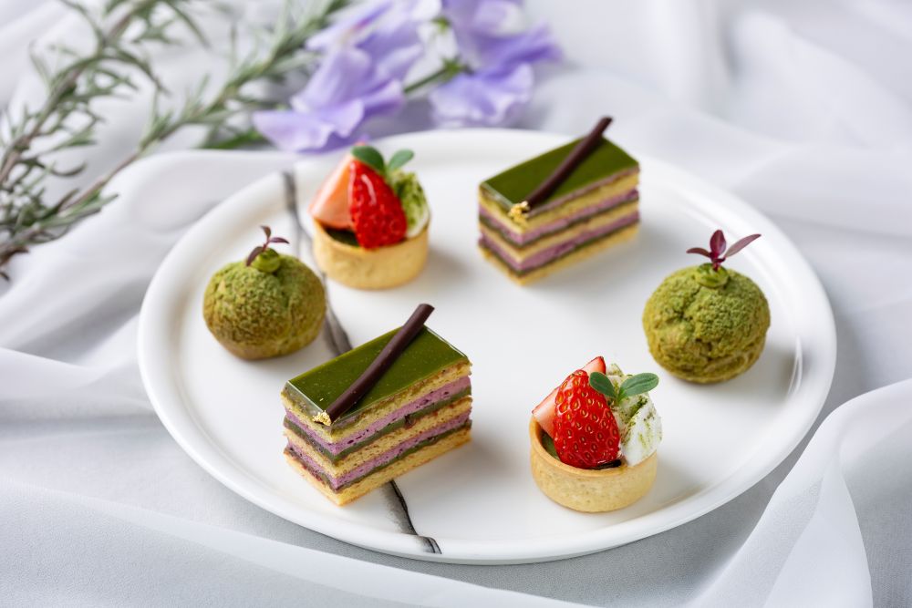 「抹茶とベリーのアフタヌーンティー」イメージ