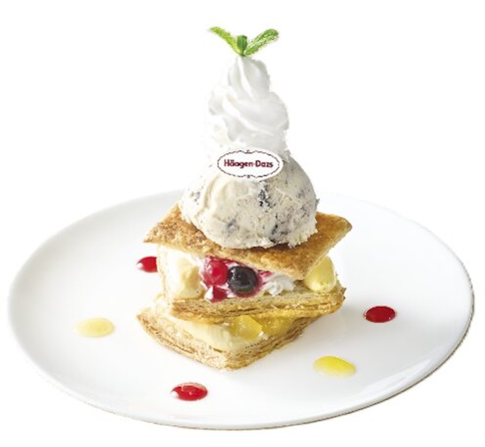 「ハーゲンダッツとサクサクパイのミルフィーユ」税込み769円