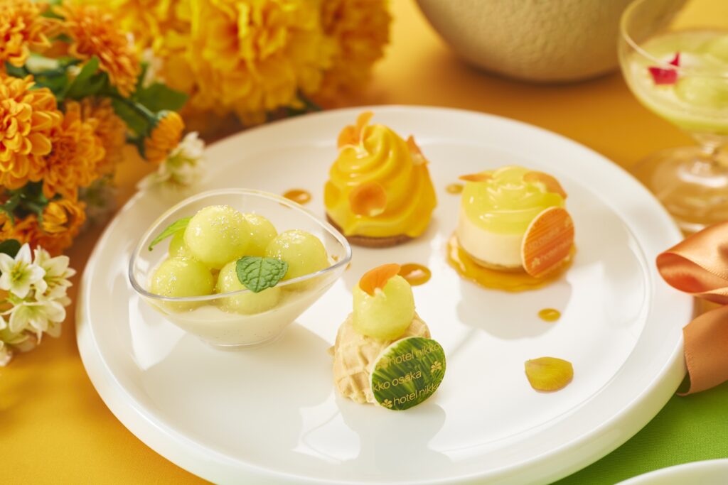 「メロンアフタヌーンティーセット」イメージ