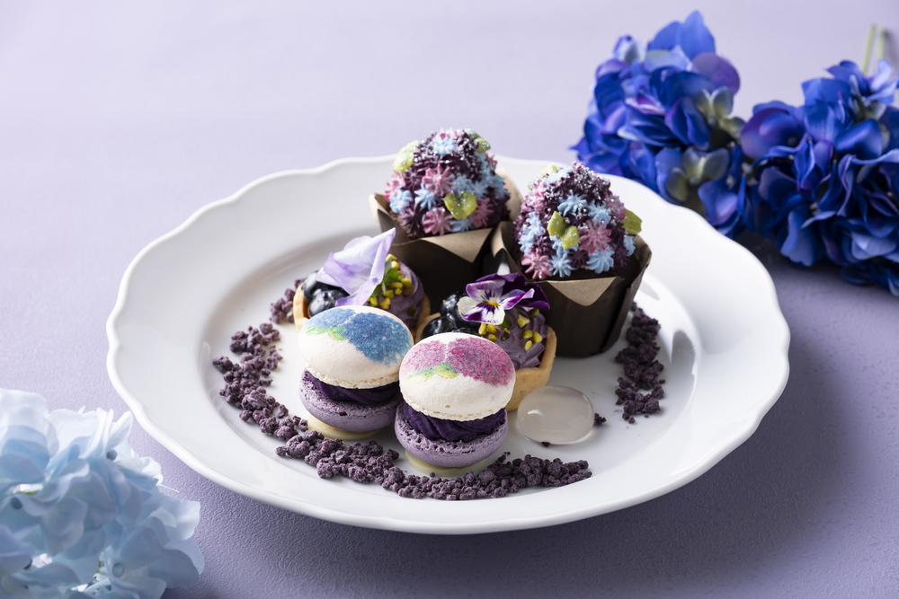 「窓辺の紫陽花アフタヌーンティー」イメージ