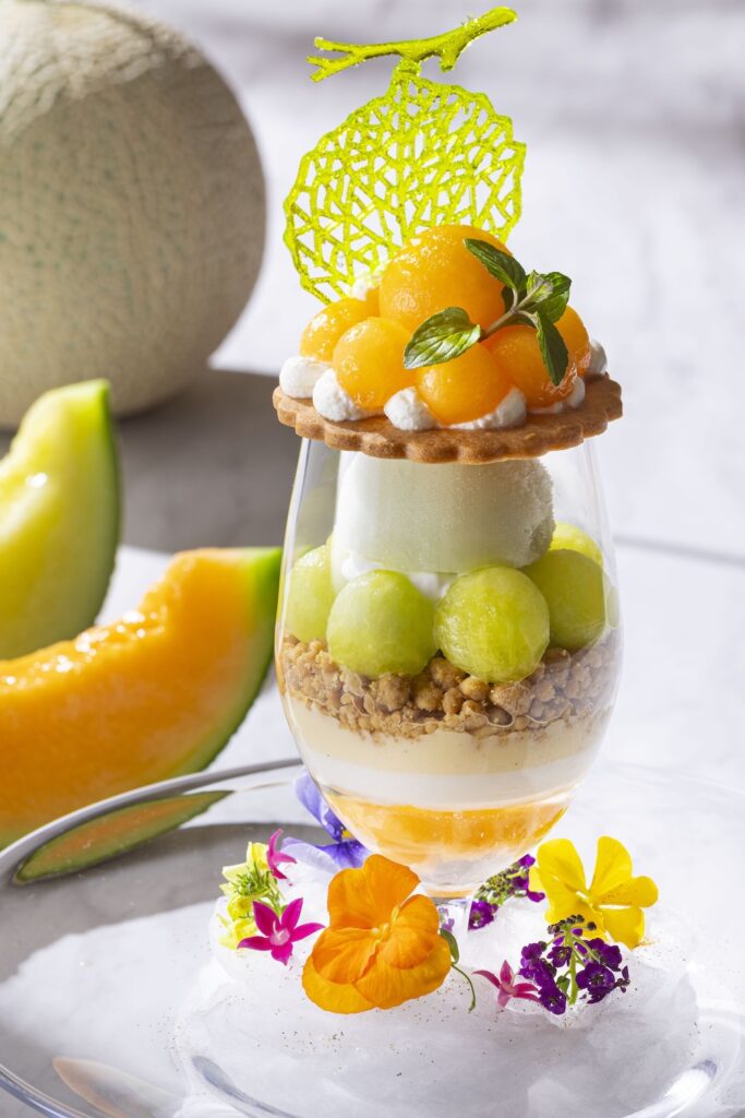 「不思議の国のパフェ～メロン・花園のヴェール～」イメージ