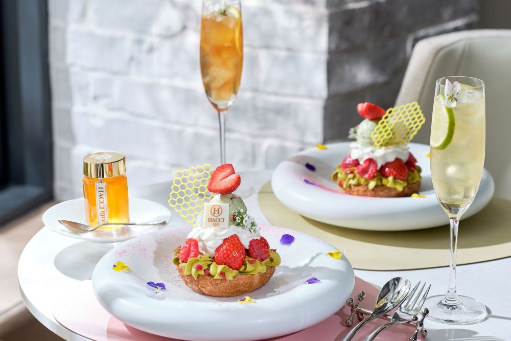 「ピスタチオとベリーのクロワッサンブーケ」税込み3,200円（サービス料含む）