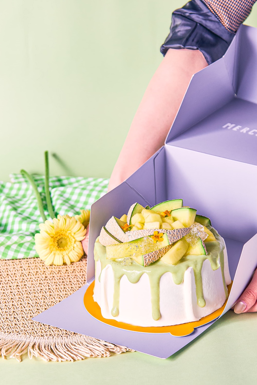 シフォンケーキ「フレッシュ完熟メロン」イメージ