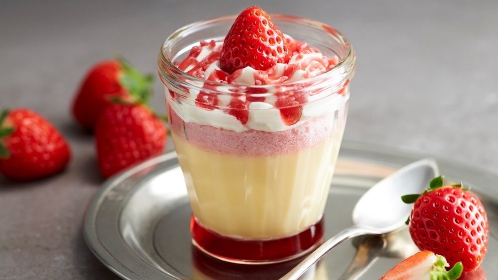 「プリンパフェ（ストロベリーショートケーキ）」税込み540円