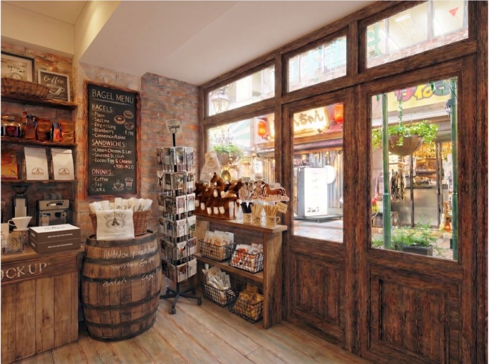 韓国式ベーグル専門店「Mrs.BAGEL」店内のイメージ