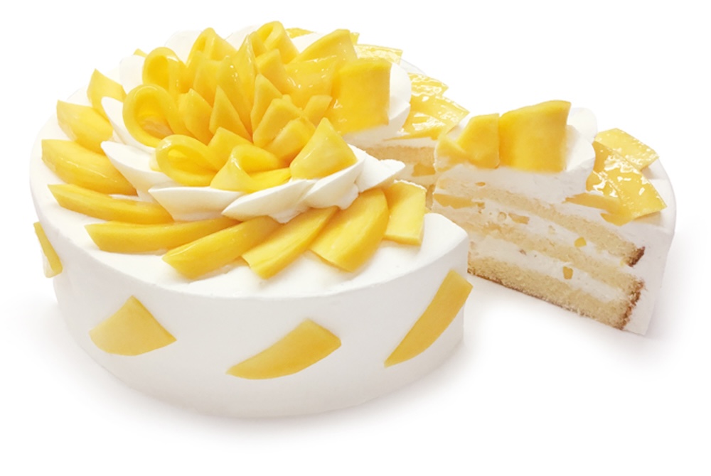 「マンゴーとレモンクリームのショートケーキ」イメージ