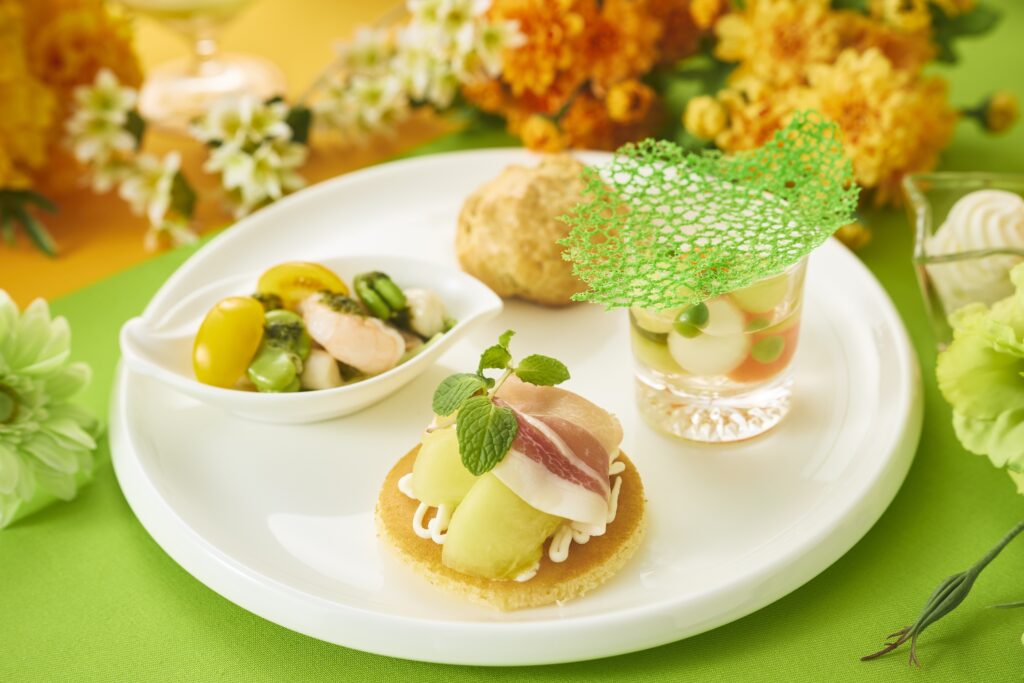 「メロンアフタヌーンティーセット」イメージ