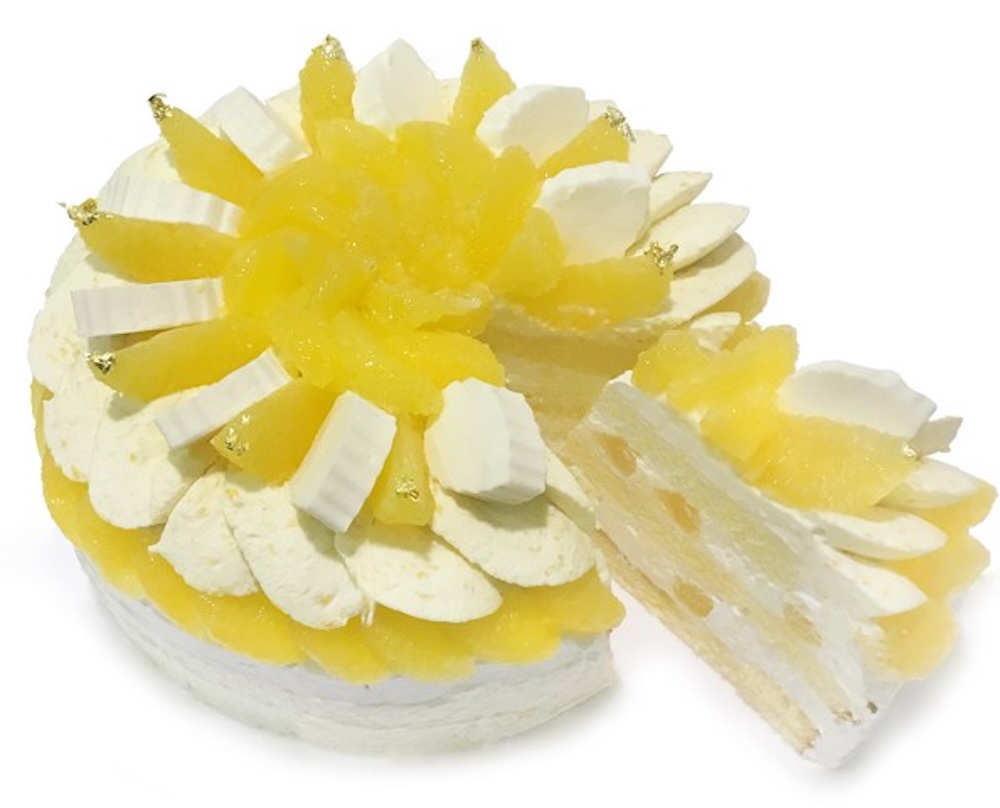 東戸塚西武S.C.店の「神奈川県 小田原市 ジョイファーム小田原産『甘夏』のレアチーズショートケーキ」ピース・税込み1,300円