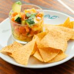 「シュリンプとマンゴーのセビーチェ　トスダータスタイル」税込み1,380円