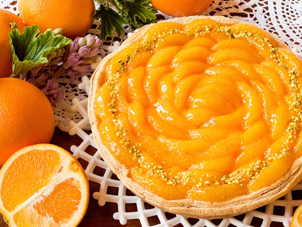 「オレンジのタルト」ピース・税込み896円ホール・税込み8,067円
