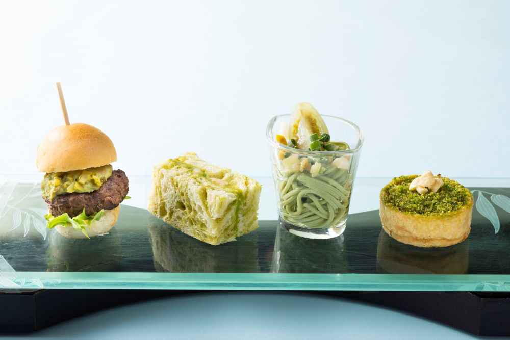 「メロンと抹茶のアフタヌーンティー」イメージ